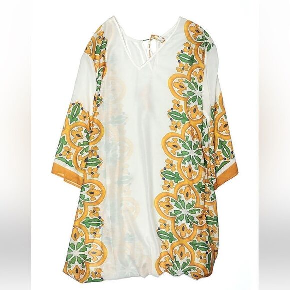 Maeve printed tassel kimono/swim cover up - Picture 3 of 7